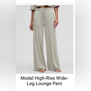 lululemon modal wide leg pant
